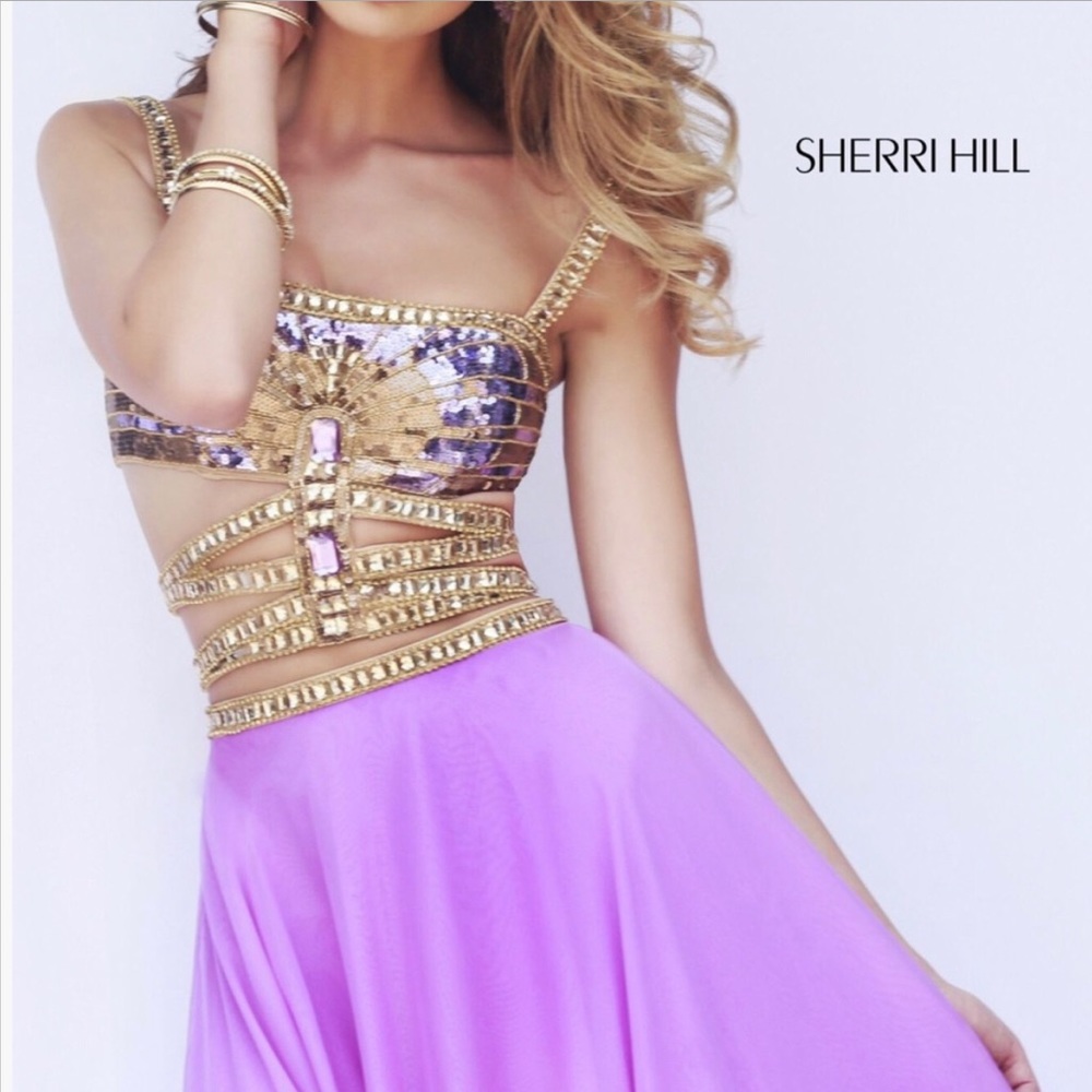 FLASH SALE!! ⭐️ NWT Sherri Hill Pink Barbie Style Gown Formal Dress Pageant 2⭐️